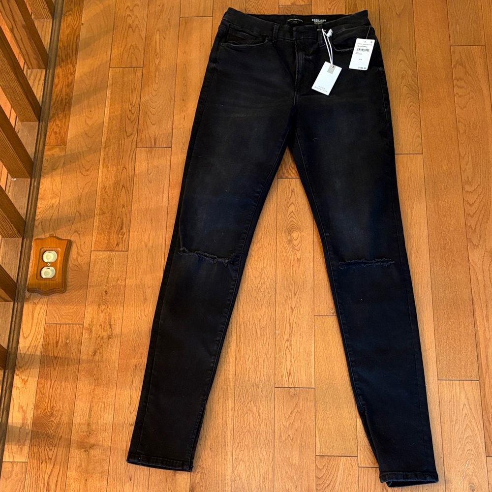 Good American black Skinny Jeans